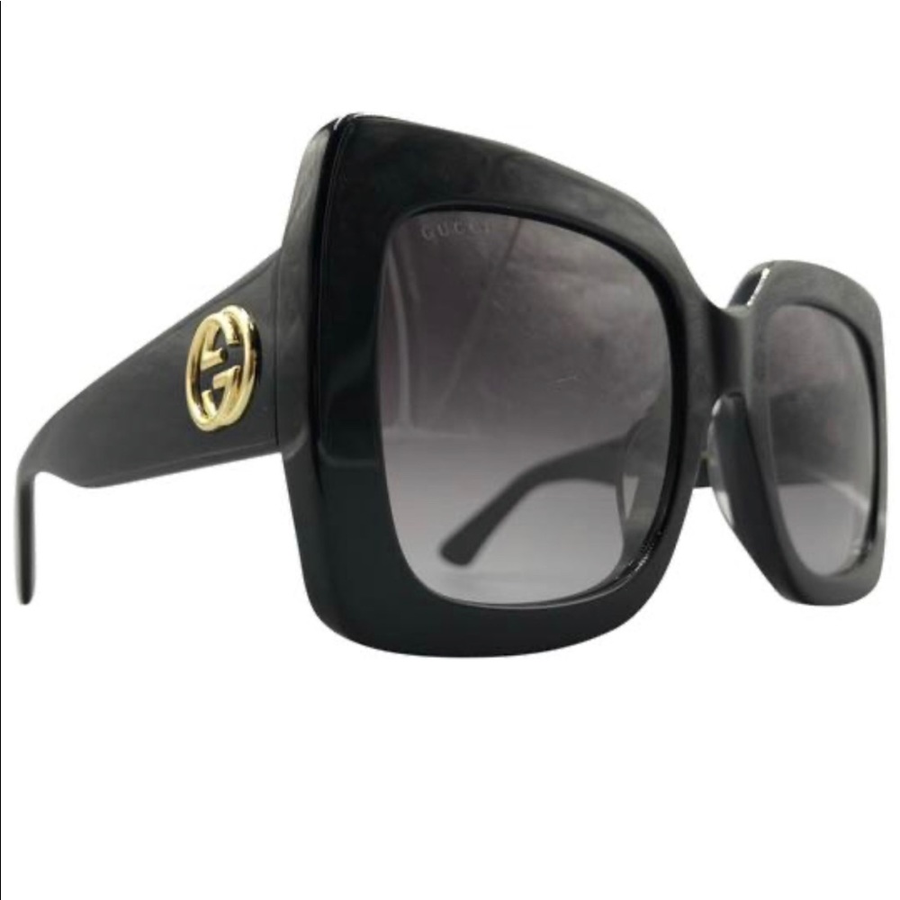 GUCCI OVERSIZED SQUARE SUNGLASSES NWOT - Picture 2 of 11